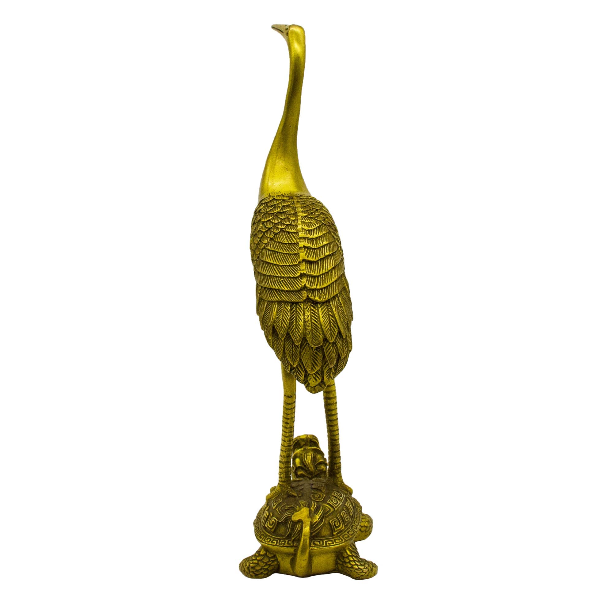 Amazon.com: ADDUNE Crane Stepping on Turtle Chinese Handmade Brass